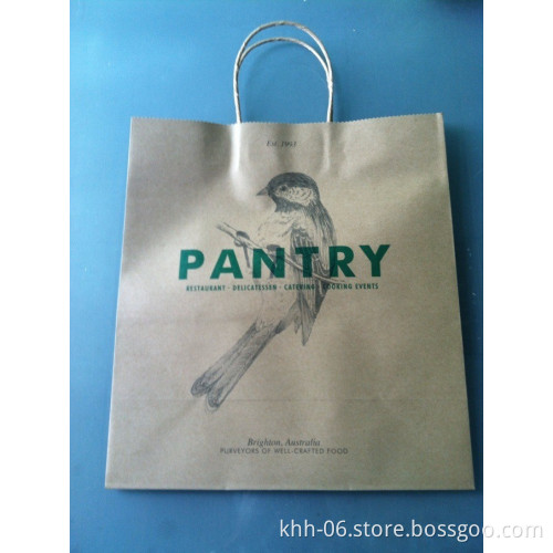 Shopping industrial use kraft paper folding shopping bag with wheels
